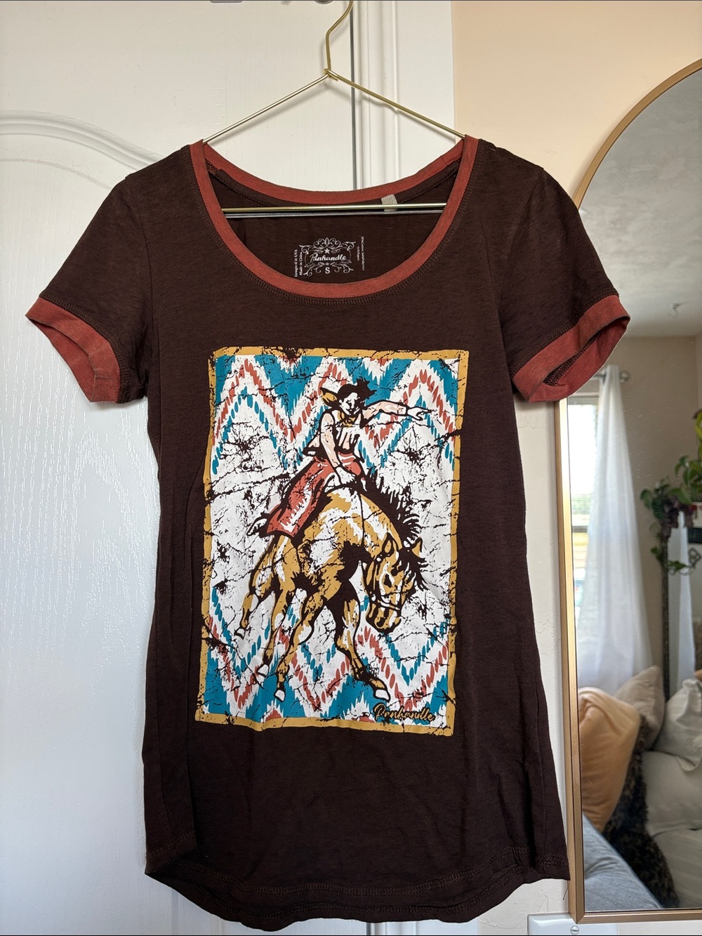 Panhandle Slim Brown Short Sleeve Graphic Tee